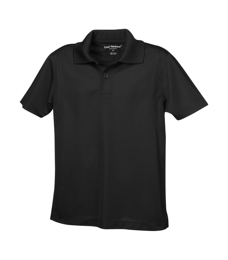 Black plain polo hot sale