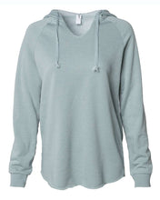 Load image into Gallery viewer, Hoodies - Independent Trading Co. - Women’s Lightweight California Wave Wash Hooded Sweatshirt - PRM2500