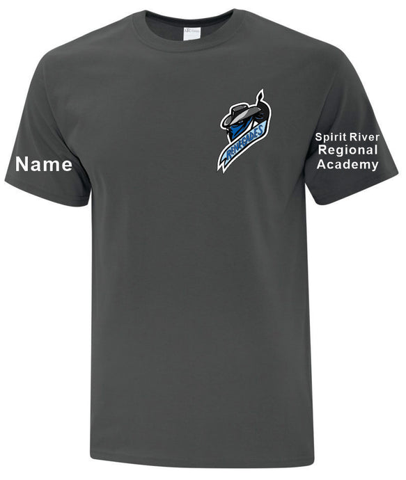 ATC™ EVERYDAY COTTON YOUTH TEE. ATC1000Y WITH NAME ON SLEEVE