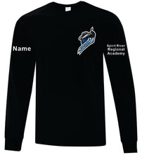 Load image into Gallery viewer, ATC™ EVERYDAY COTTON LONG SLEEVE YOUTH TEE. ATC1015Y WITH NAME ON SLEEVE