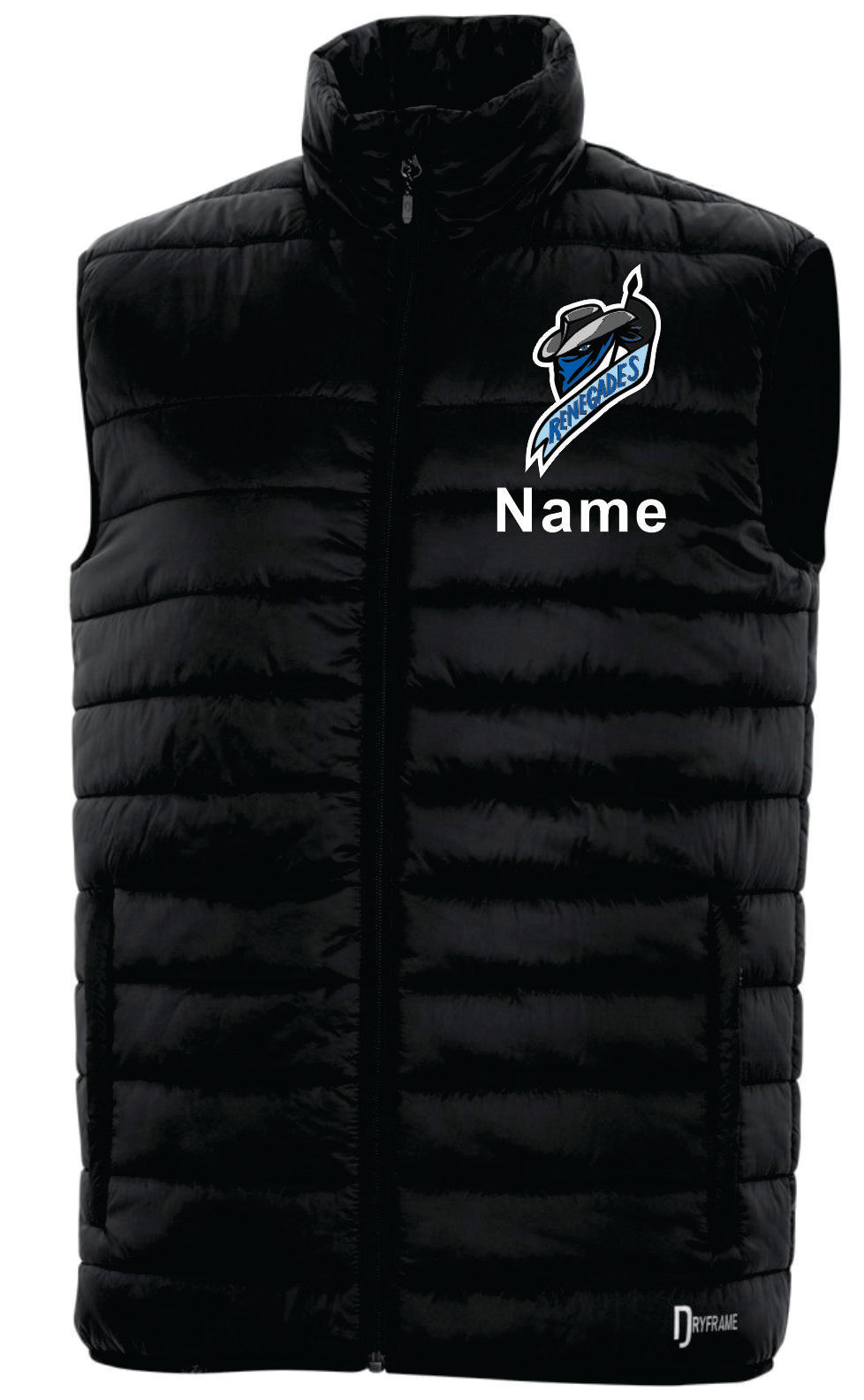 DRYFRAME® DRY TECH INSULATED VEST. DF7673 WITH NAME
