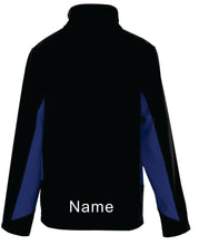 Load image into Gallery viewer, COAL HARBOUR® EVERYDAY COLOUR BLOCK SOFT SHELL JACKET. J7604 WITH NAME ON BOTTOM BACK