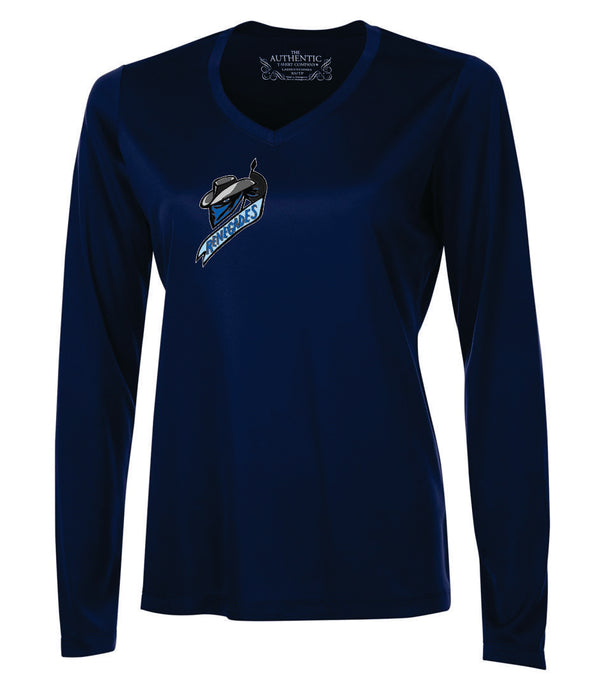 ATC™ PRO TEAM LONG SLEEVE V-NECK LADIES' TEE. L3520LS