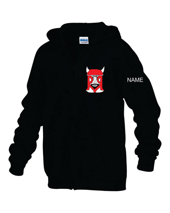 GILDAN® HEAVY BLEND™ FULL ZIP HOODED YOUTH SWEATSHIRT. 186B