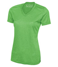 Load image into Gallery viewer, T-shirts ATC™ PRO TEAM HEATHER ProFORMANCE V-NECK LADIES&#39; TEE. L3517
